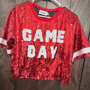 GAME DAY - Red Sequin